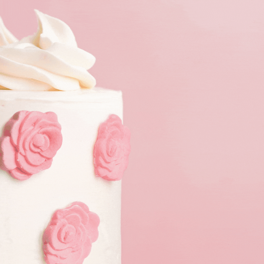 Sprinks Icing Decorations - Peony Rose (8 Pieces).