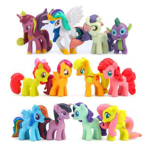 12pc Mini My Little Pony Figurines