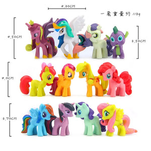 12pc Mini My Little Pony Figurines