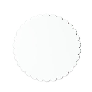 10" Scalloped Cake Board - Assorted Colours
