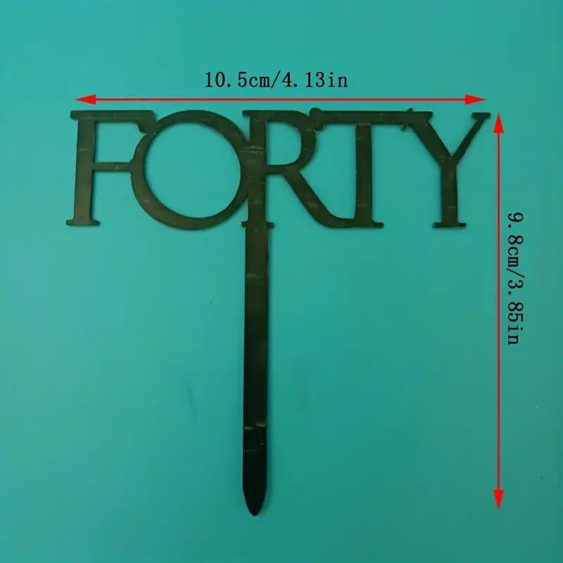 Forty Topper - Black