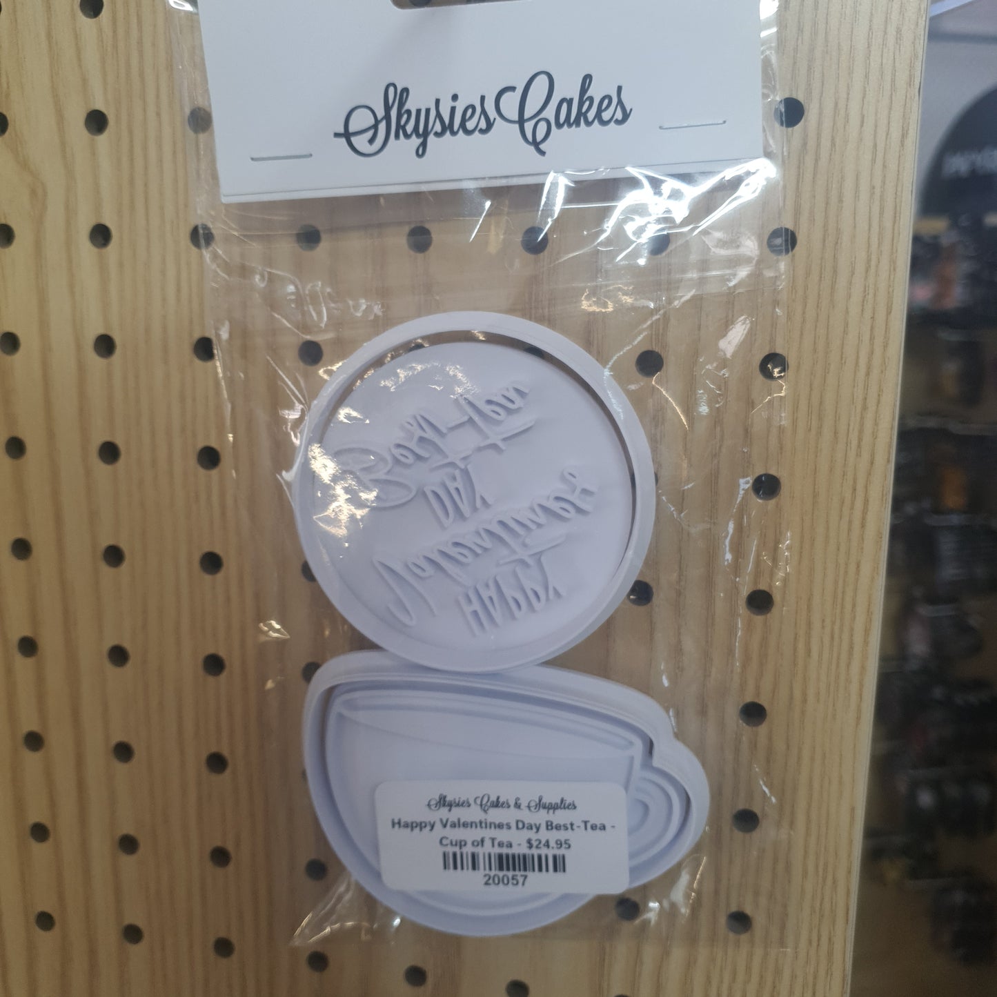 Cookie Cutter And Embosser Set - Happy Valentines Day Best-Tea - Cup of Tea