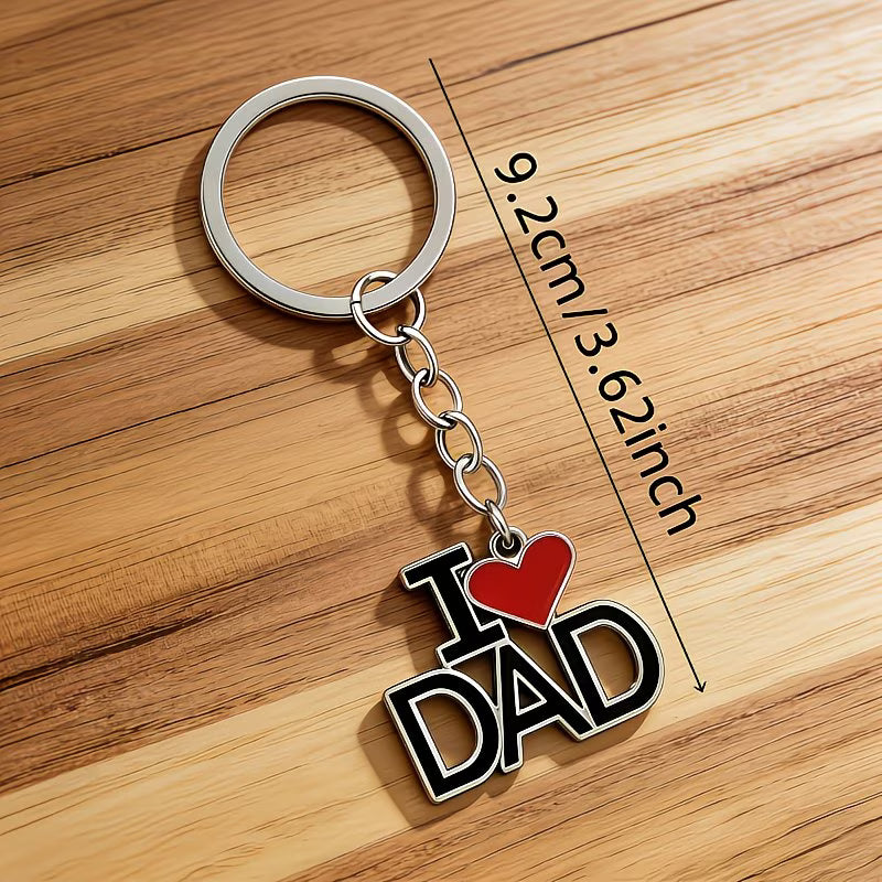 I Love Dad - Keychain