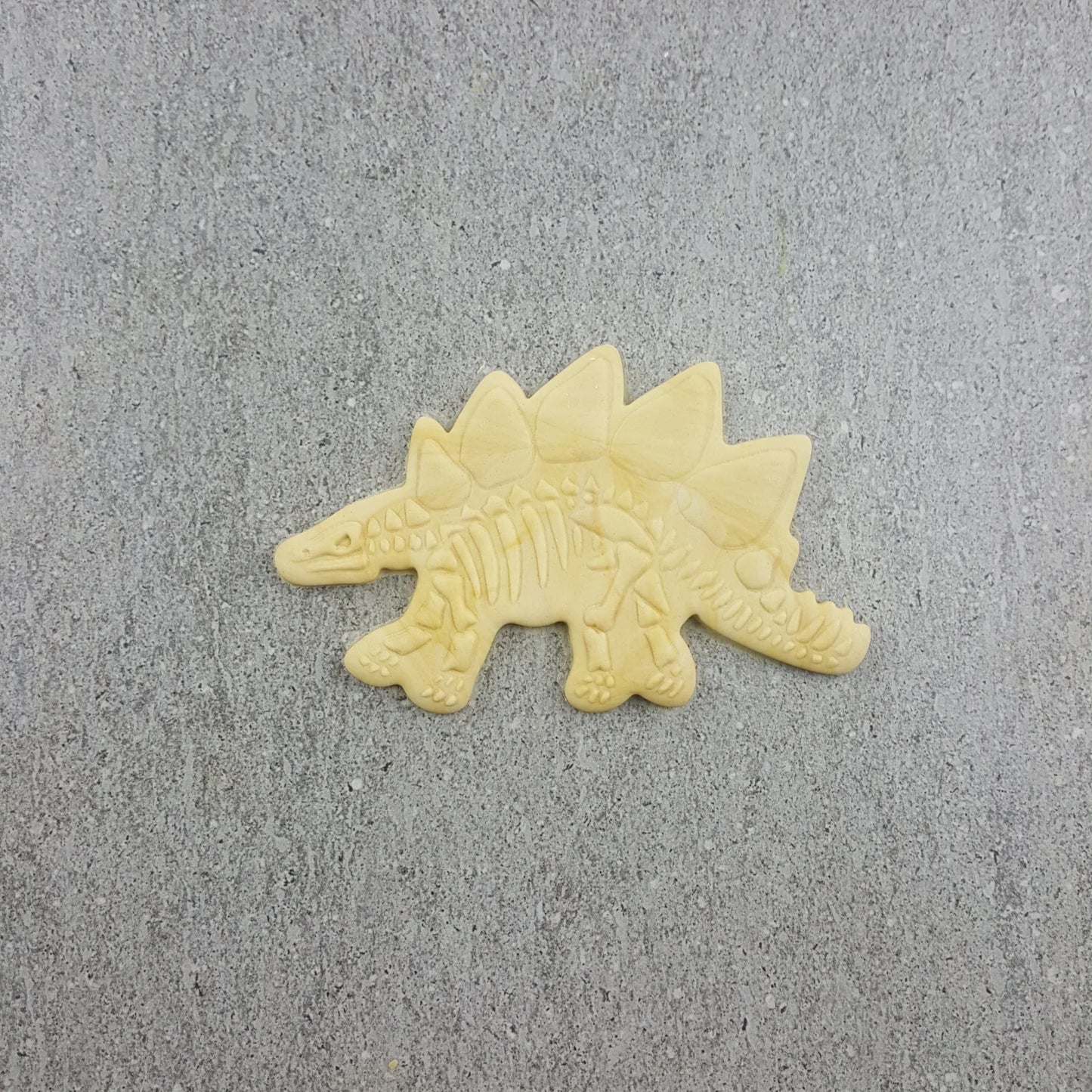 Custom Cookie Cutters - Stegosaurus Fossil Bones Debosser & Cutter Set.