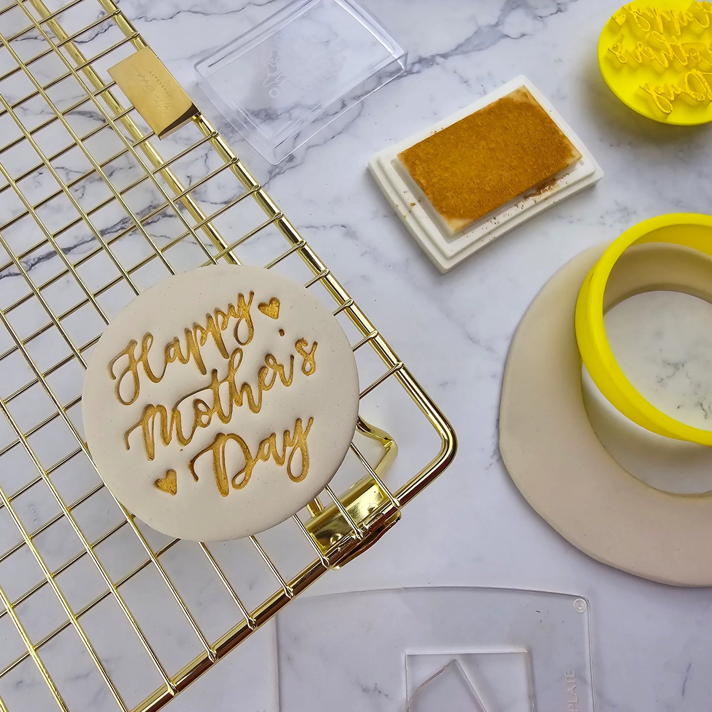 Custom Cookie Cutter - Lustre Pad & Refill Plate Set