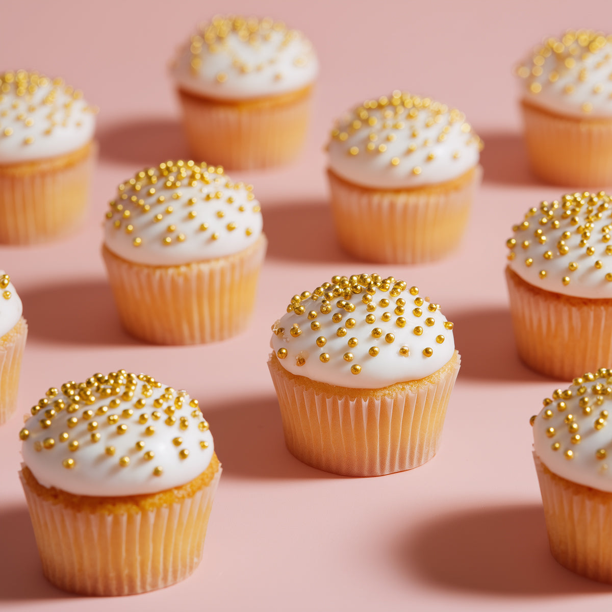Sprinks - Crunchy Shiny Gold 2mm Sprinkles 75g