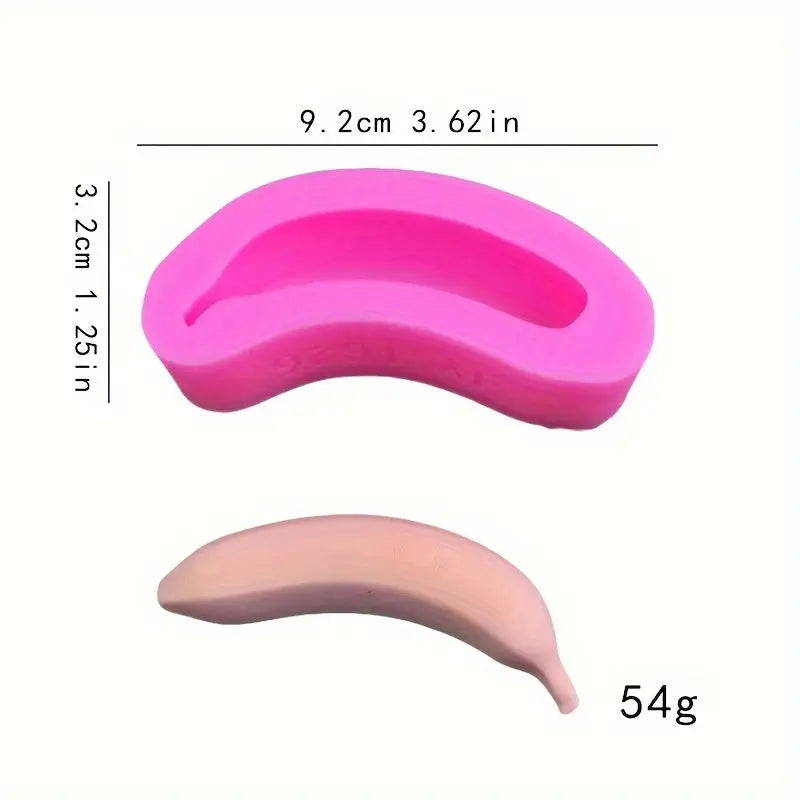 Silicone Mould - Small Banana - S517
