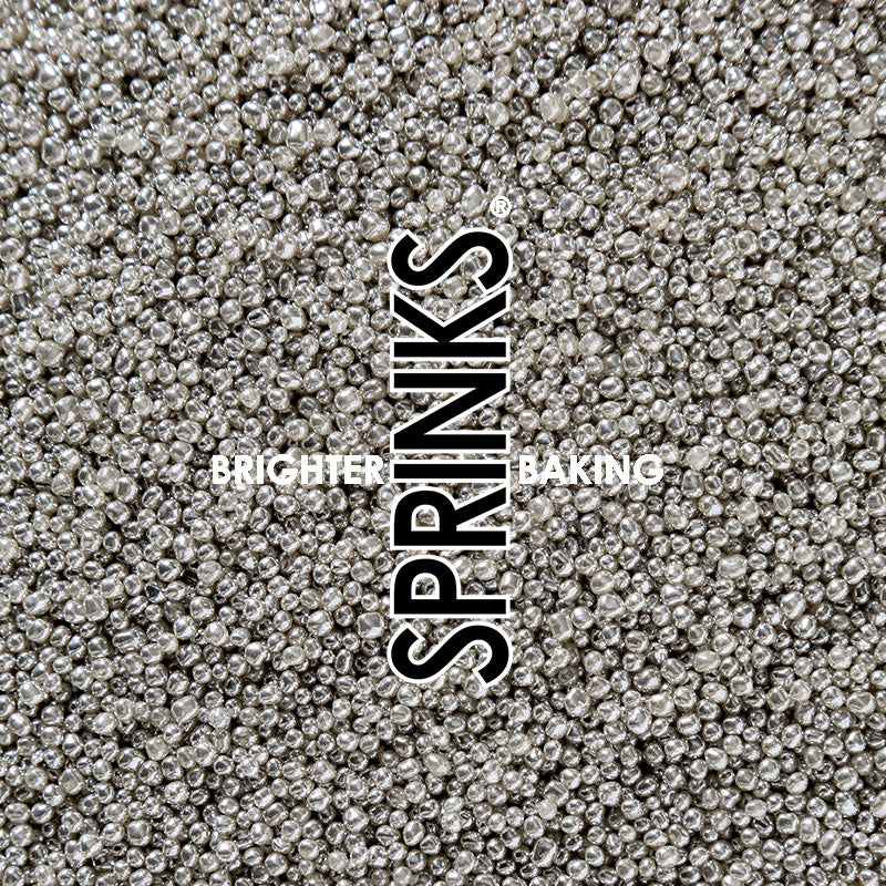 75g Sprinks 2mm Cachous - Silver