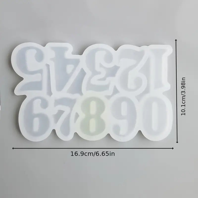 Silicone Mould - Number Lollipop - S590