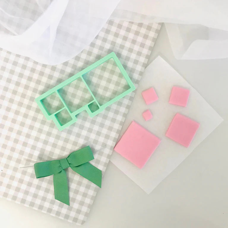 Custom Cookie Cutters - Basic Squares Multi Cutter (SweetP).