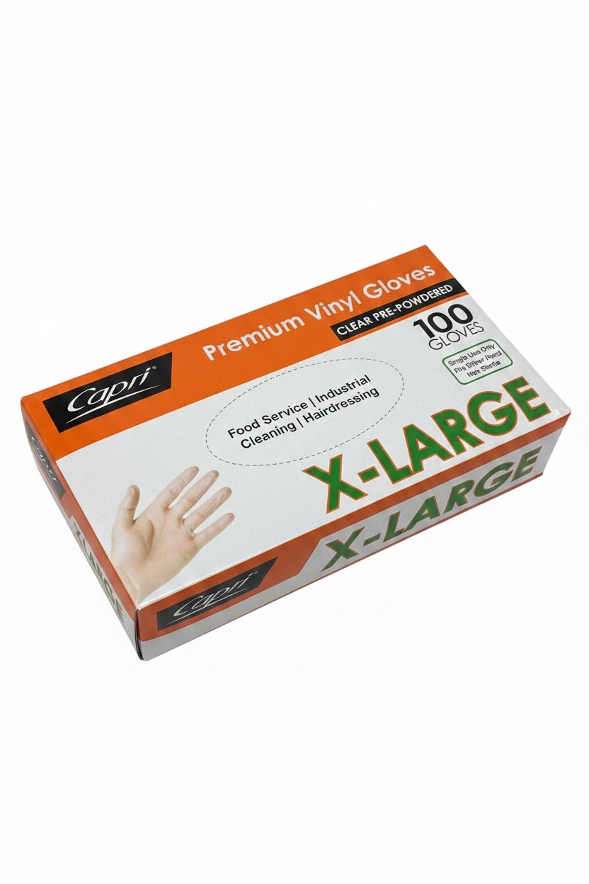 X-large premium Vinyl Gloves 100pk