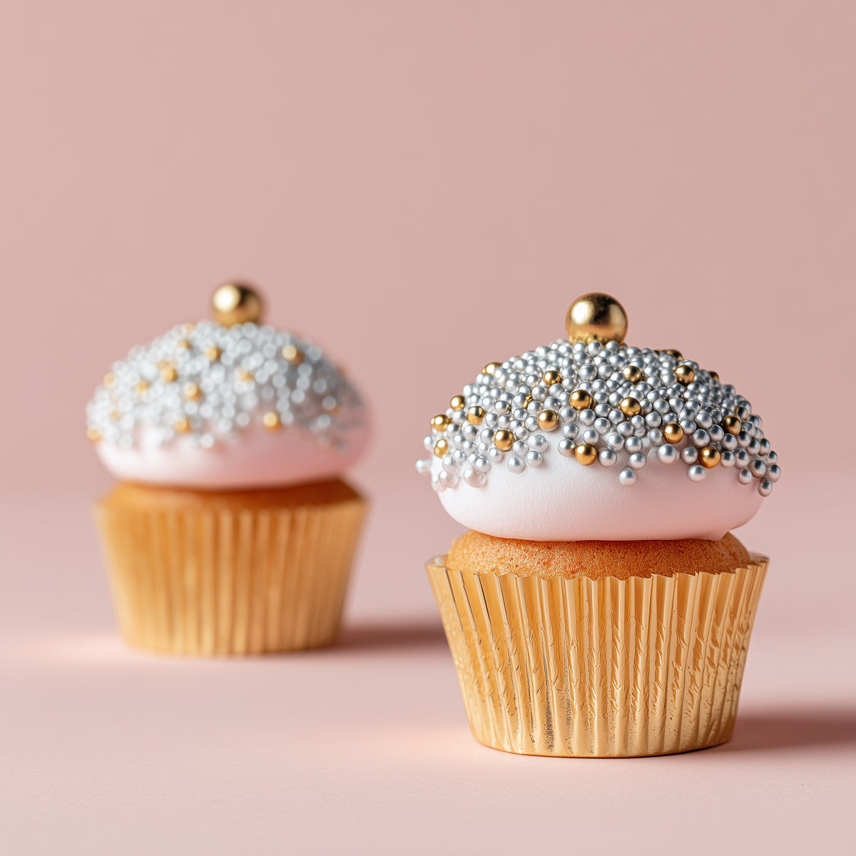 Sprinks - Crunchy Shiny Gold 8mm Sprinkles 75g