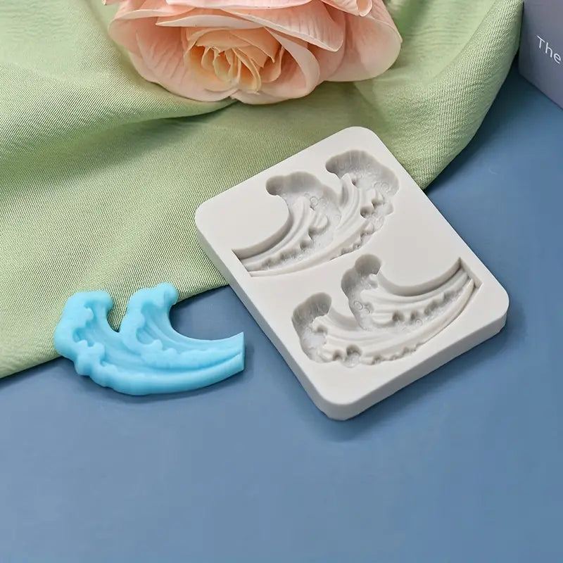 Silicone Mould - Sea Waves V2 - S560