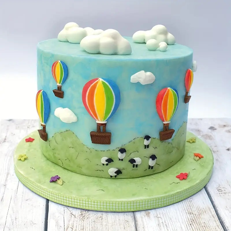 Silicone Mould - Hot Air Balloon Set - S602