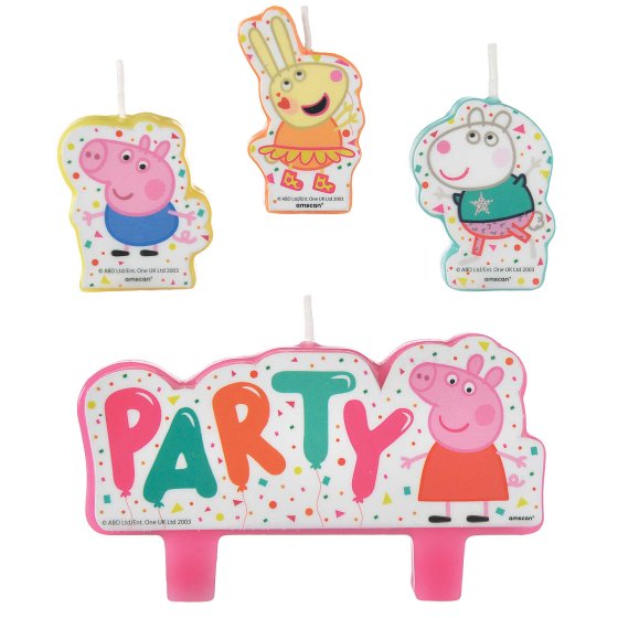 Peppa Pig Confetti Birthday Candle Set.