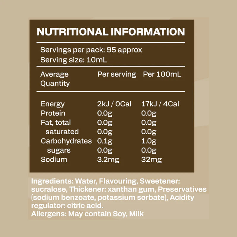 Low Carb Emporium Coconut Flavoured Zero Sugar Syrup 950ml