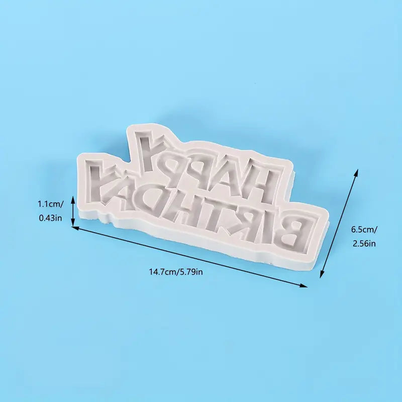 Happy Birthday - Silicone Mould - S614