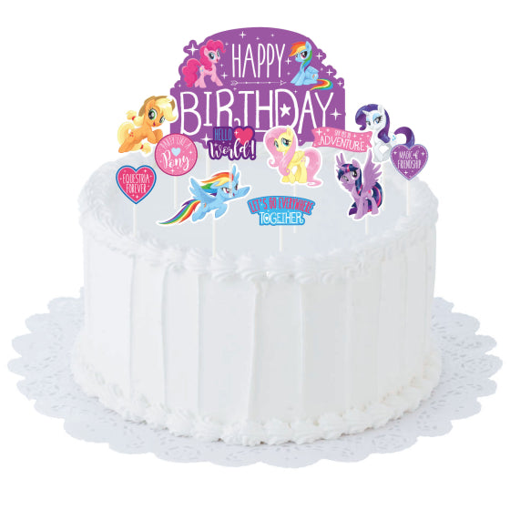 My Little Pony Friendship Adventures Cardstock Cake Topper Kit.