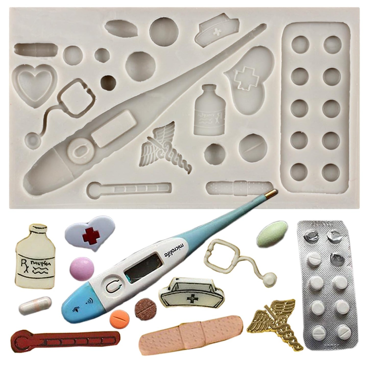 Silicone Mould - Medicine / Medical - S604