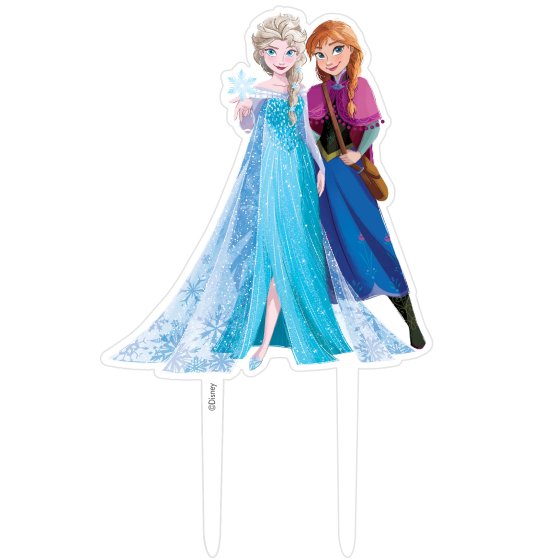Frozen Acrylic Cake Topper.
