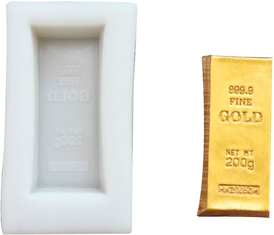 Silicone Mould - Gold Bar - S593