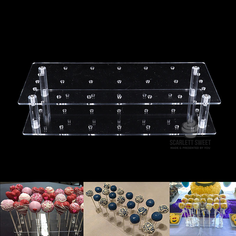 21 Hole Acrylic Pop Stick Stand