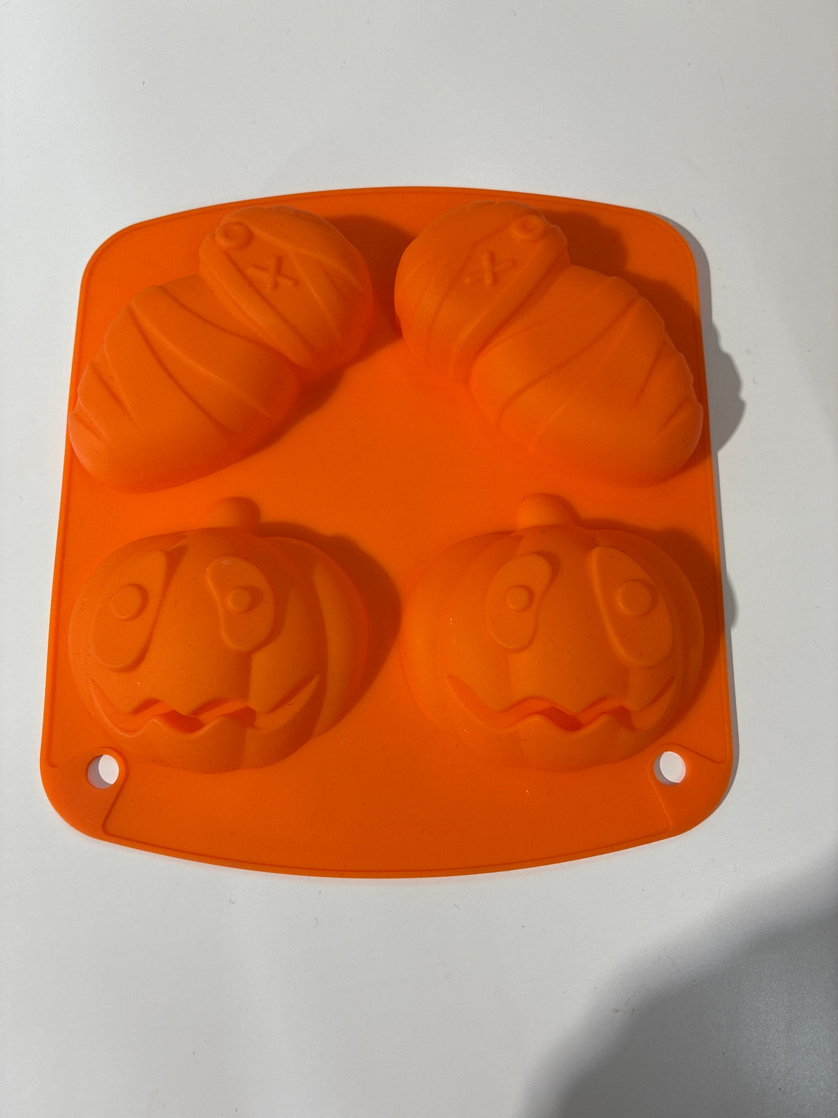 4Pc Halloween Silicone Mould - Pumpkin & Mummy