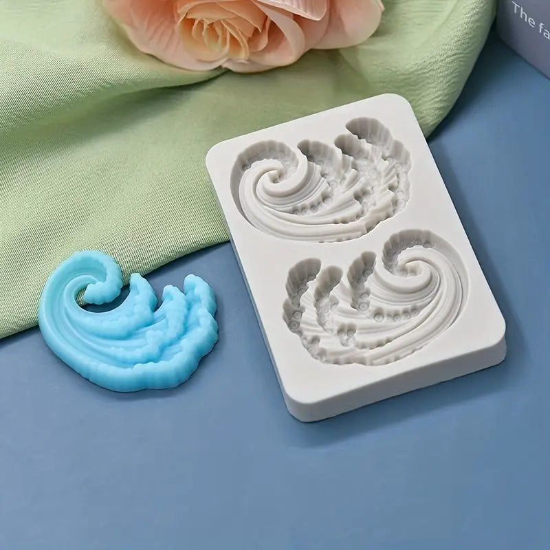 Silicone Mould - Sea Waves V1 - S564