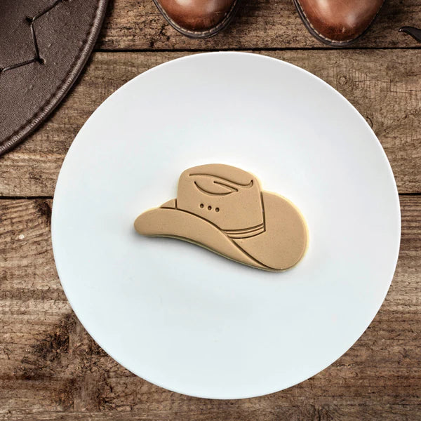 Custom Cookie Cutter - Akubra Hat Cutter and Embosser Set.