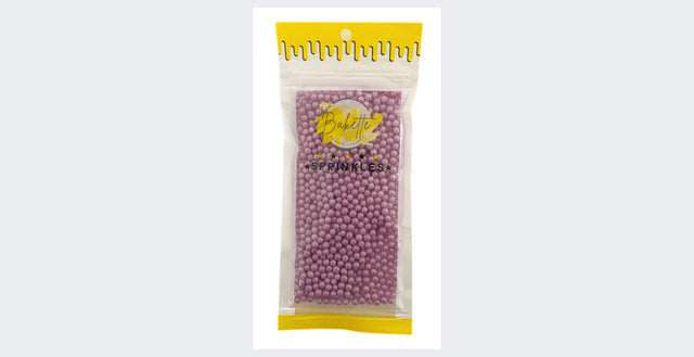 Bakette Sprinkles - Pearly Purple Sugar Pearls Sprinkle Mix 56g