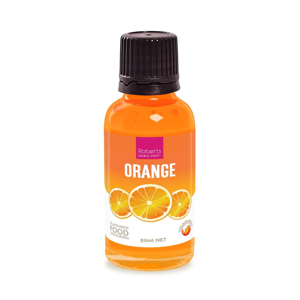 Roberts Orange Flavoured Food Colour - 30ml