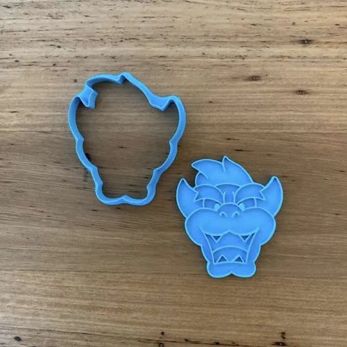 Cookie Cutter Store - Bowser from Mario Bros Cutter and Stamp *Last One*