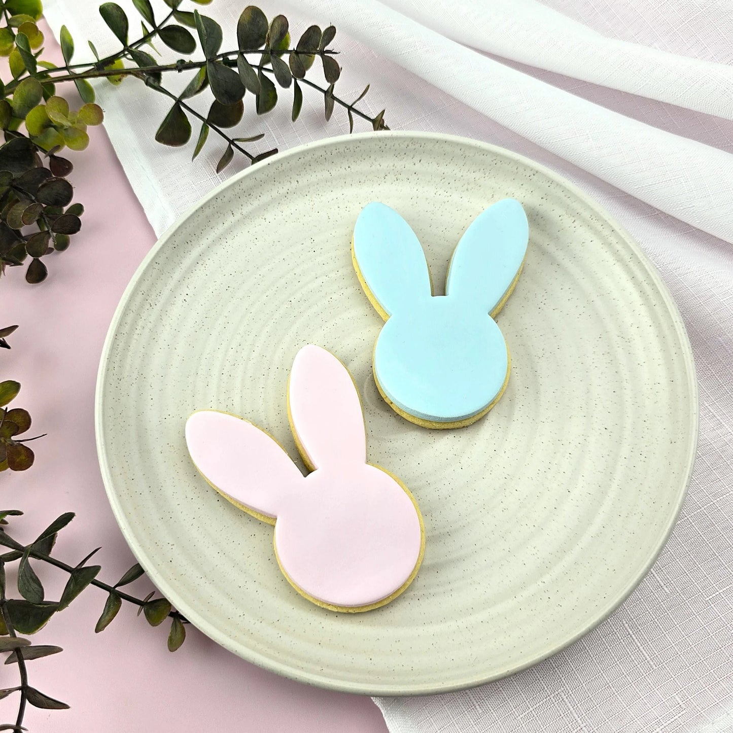 Custom Cookie Cutters Cutter - Bunny Ears 5inch.