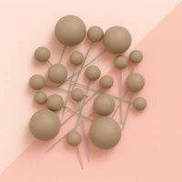 Iconic - Cream - Matte Ball Toppers - 20PCS