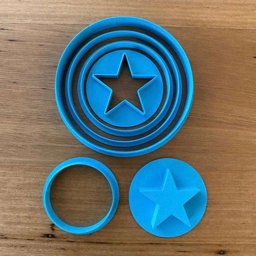 Cookie Cutter Store - Captain America Cutter and Stamp *Last One*