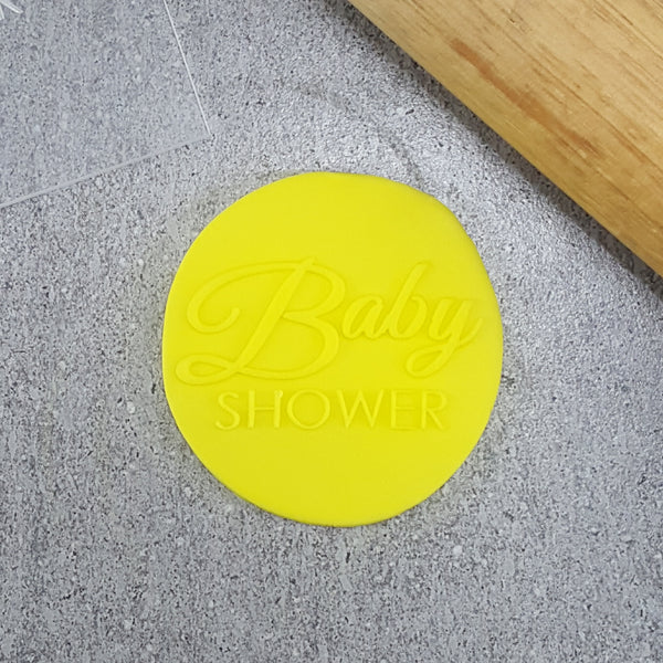 Custom Cookie Cutter Baby Shower 3D Raised Debosser. V2