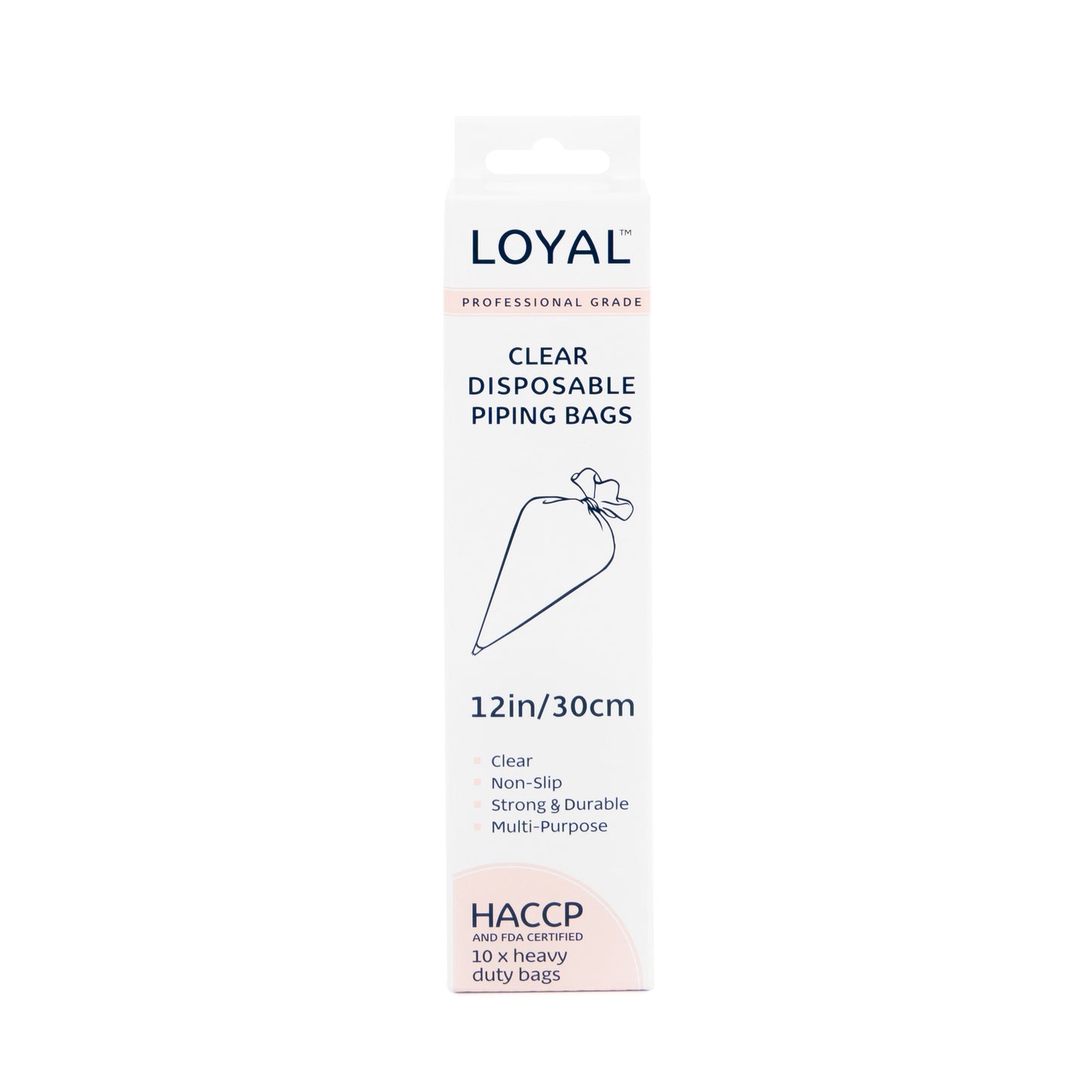 Loyal - 10PC Clear Disposable Piping Bags - 12"