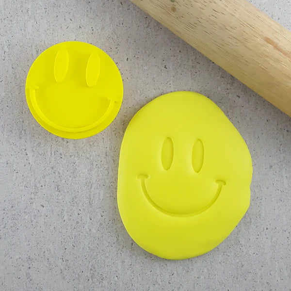 Custom Cookie Cutters Embosser - Smiley Face