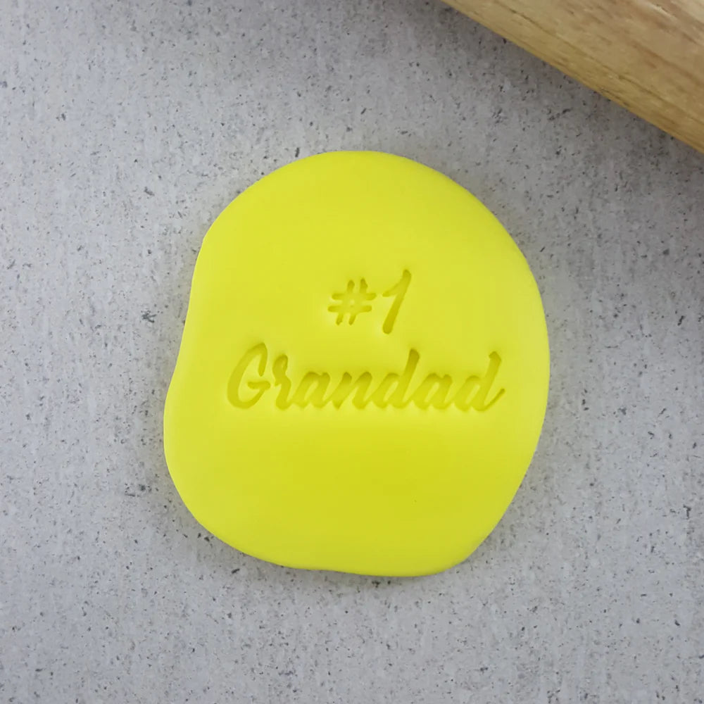 Custom Cookie Cutters Embosser - #1 Grandad