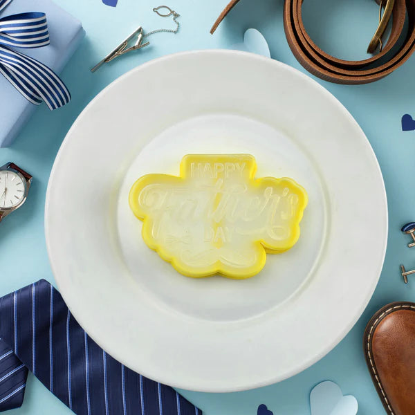 Custom Cookie Cutters - Happy Father's Day Cutter and Debosser.