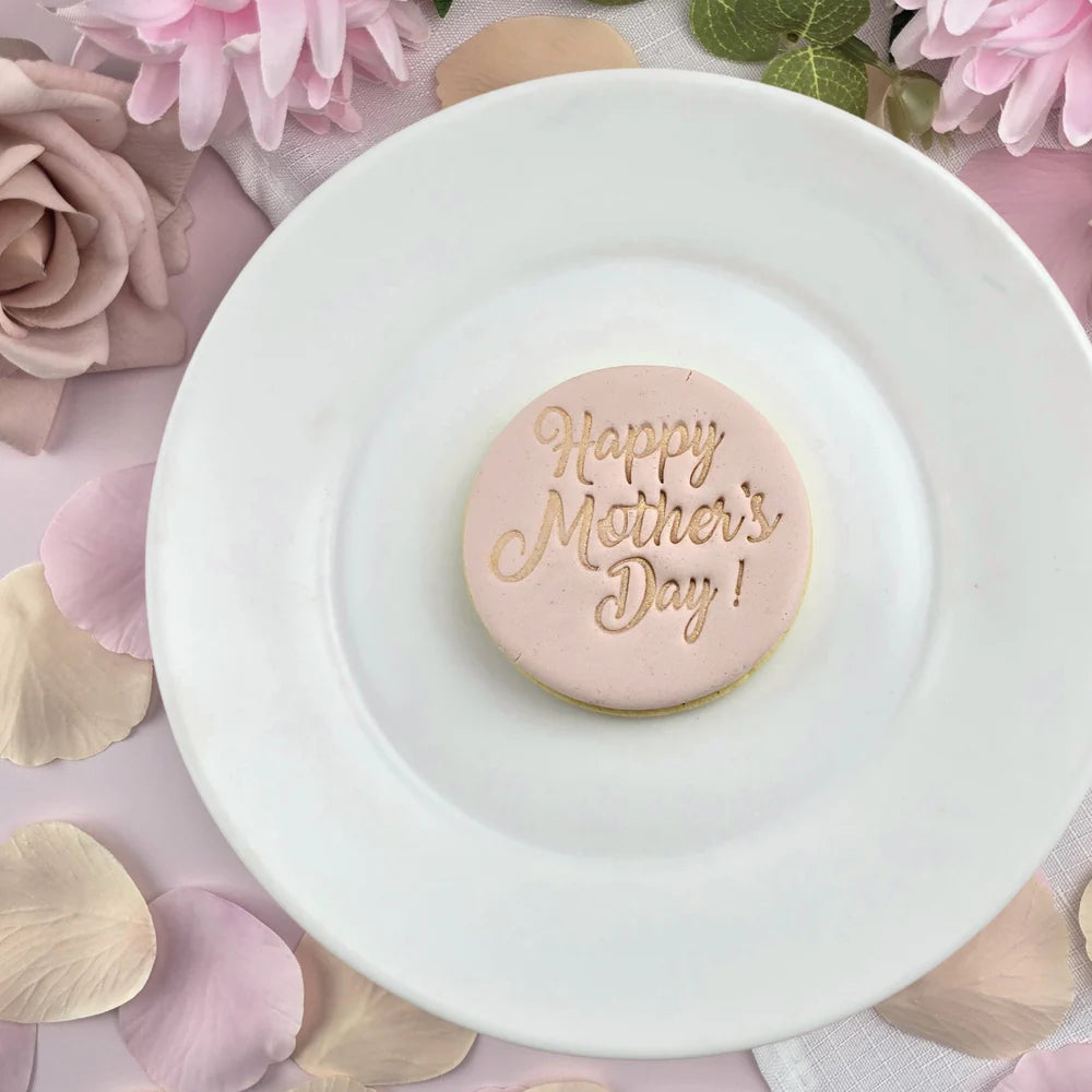 Custom Cookie Cutters Embosser - Happy Mothers Day V4