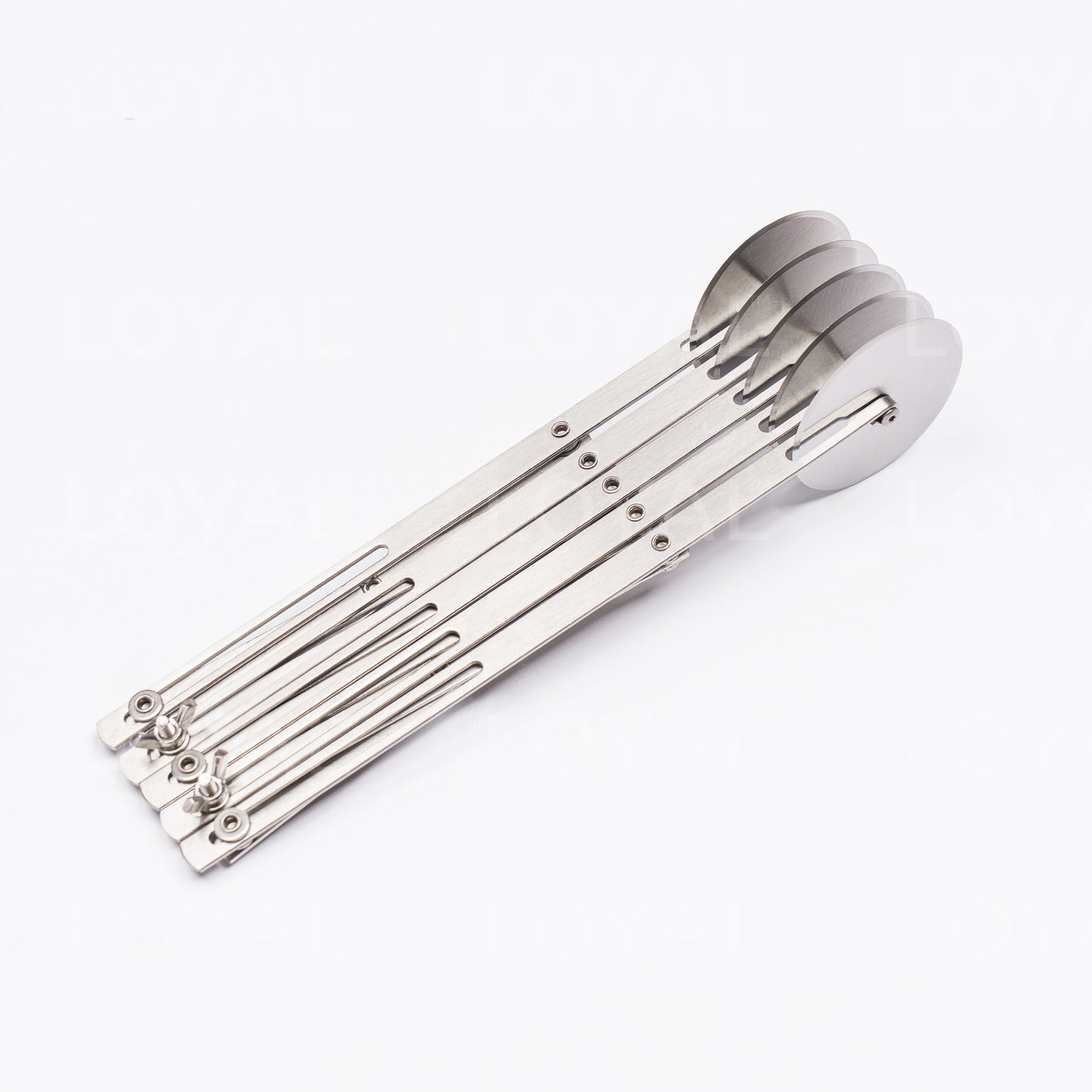 Loyal Expandable Dough Divider / Cutter - Plain 5 Wheel
