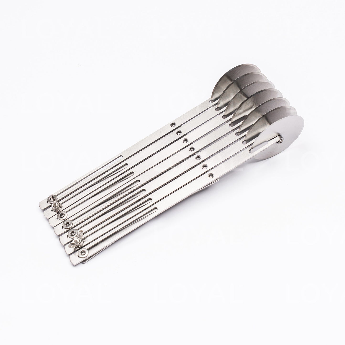 Loyal Expandable Dough Divider / Cutter - Plain 7 Wheel