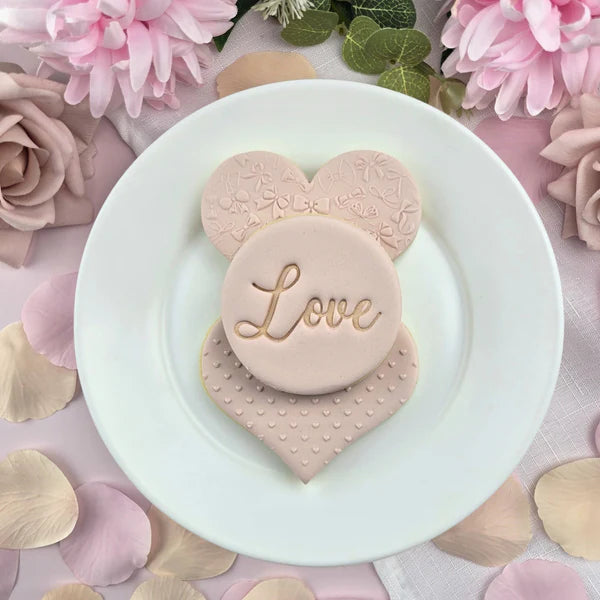 Custom Cookie Cutters Embosser - Love