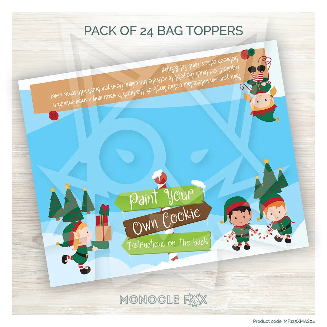 PYO Cookie Elves Toppers