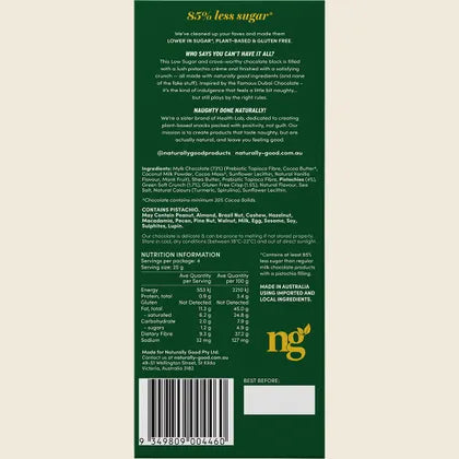 Naturally Good DUBAI Inspired Chocolate 100g
