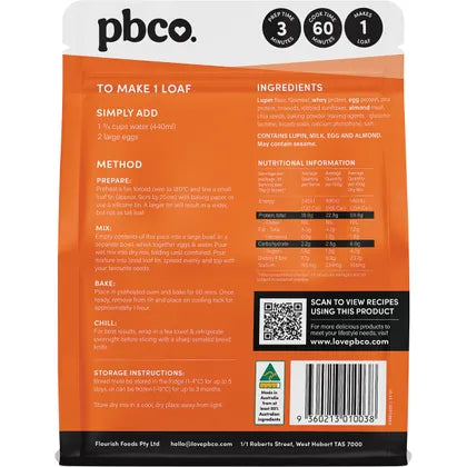PBCO. Protein Bread Mix 330g