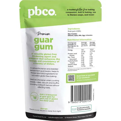 PBCO. Guar Gum Premium 80g