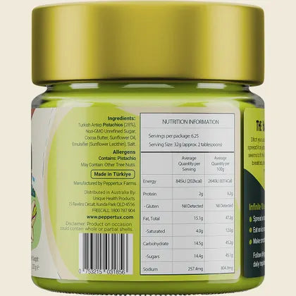 Peppertux - Turkish Pistachio Cream 200g