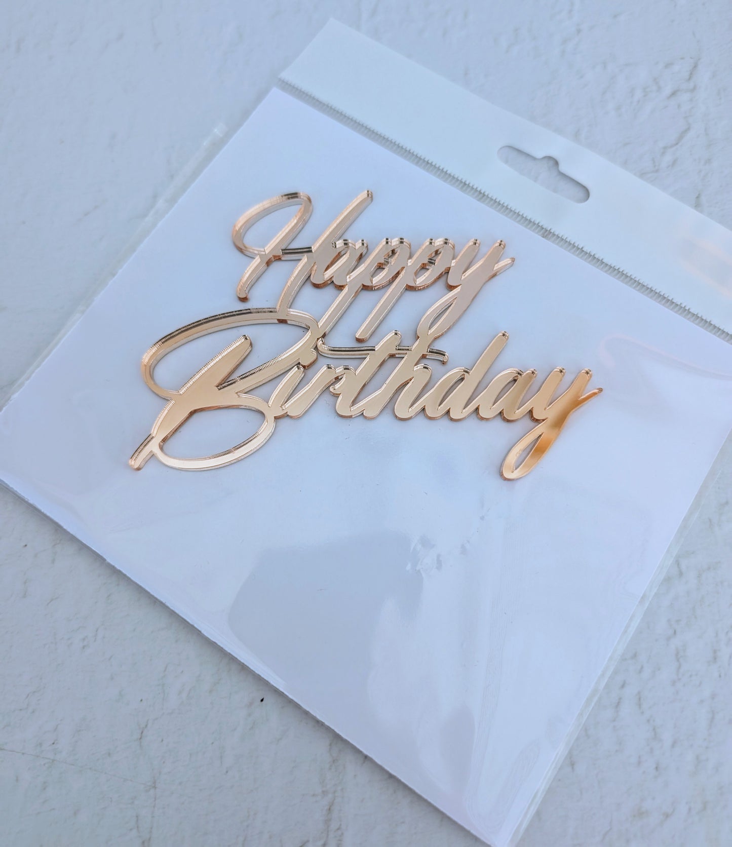 Acrylic Fropper - Happy Birthday - V2.